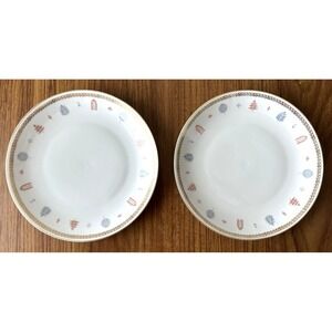 Antique "Astrid"‎ Arzberg Dessert Plates Lot of 2 MCM RARE